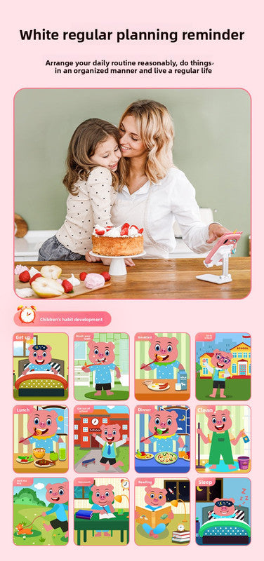 Kids Unicorn Smart Phone Toy with Dual Camera and IPS Touch Screen Educational Games MP3 Music Player 512MB Card Included Pink Silicone Case Ideal for Girls Gift