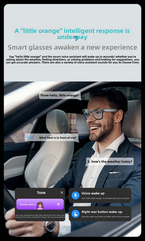 Black Smart AI Camera Sunglasses 8MP HD Video Sunglasses Supports Bluetooth Audio & WiFi Transmission - Hands-free recording with electronic image stabilization Ideal for vlogging, driving, and outdoor adventures