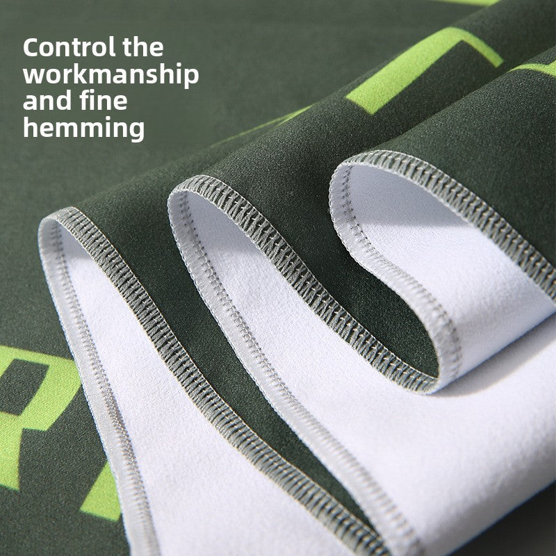 Sand Free Microfibre Beach Towel - "Hello Summer" Pool Print Quick Dry Travel Towel 70x150cm(200GSM) - Lightweight Absorbent for Beach, Swimming & Camping