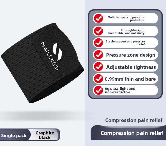 2PCS Adjustable Wrist Support Brace Ultra Thin Breathable Mesh Wrap for Sports Tennis Gym & Daily Office Use One Size Fits Most Graphite Black