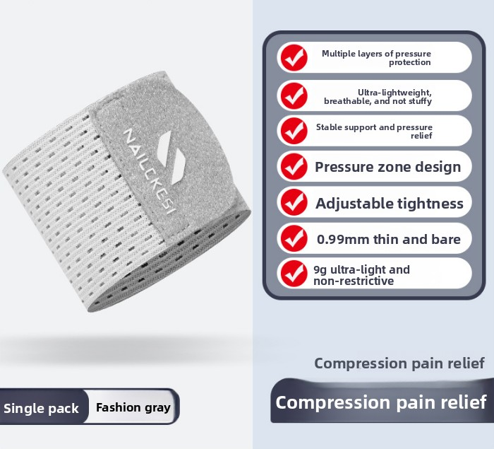 2PCS Adjustable Wrist Support Brace Ultra Thin Breathable Mesh Wrap for Sports Tennis Gym &amp; Daily Office Use One Size Fits Most Fashion Grey