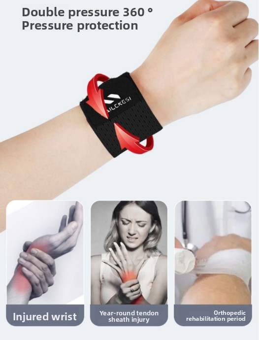 2PCS Adjustable Wrist Support Brace Ultra Thin Breathable Mesh Wrap for Sports Tennis Gym & Daily Office Use One Size Fits Most Fashion Grey