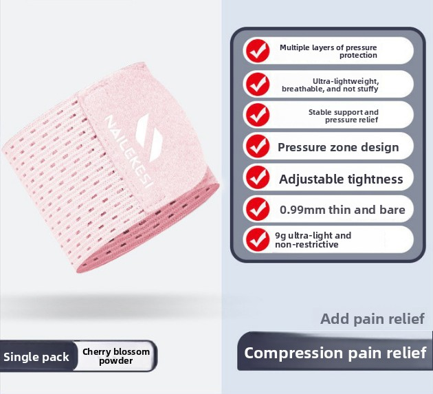 2PCS Adjustable Wrist Support Brace Ultra Thin Breathable Mesh Wrap for Sports Tennis Gym &amp; Daily Office Use One Size Fits Most Cherry Blossom Pink