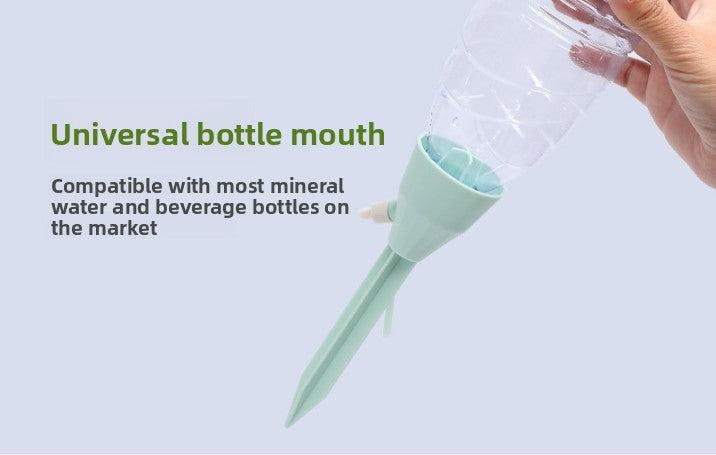 2 PCS Automatic Self-Watering Plant Spikes Adjustable Drip Irrigation System for Indoor Outdoor Garden Pots Holiday Care Green and Pink