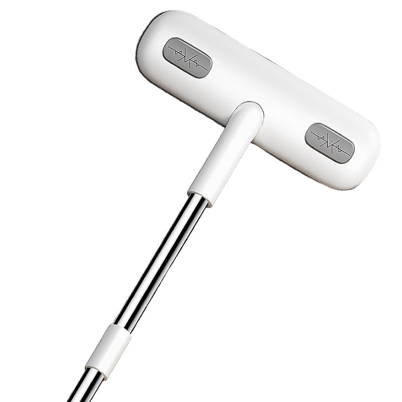 2-in-1 Window Fly Screen Cleaner Brush with Extendable 82cm Stainless Steel Handle Multifunctional Mesh Cleaning Tool for Wet and Dry Use on Glass and Carpets