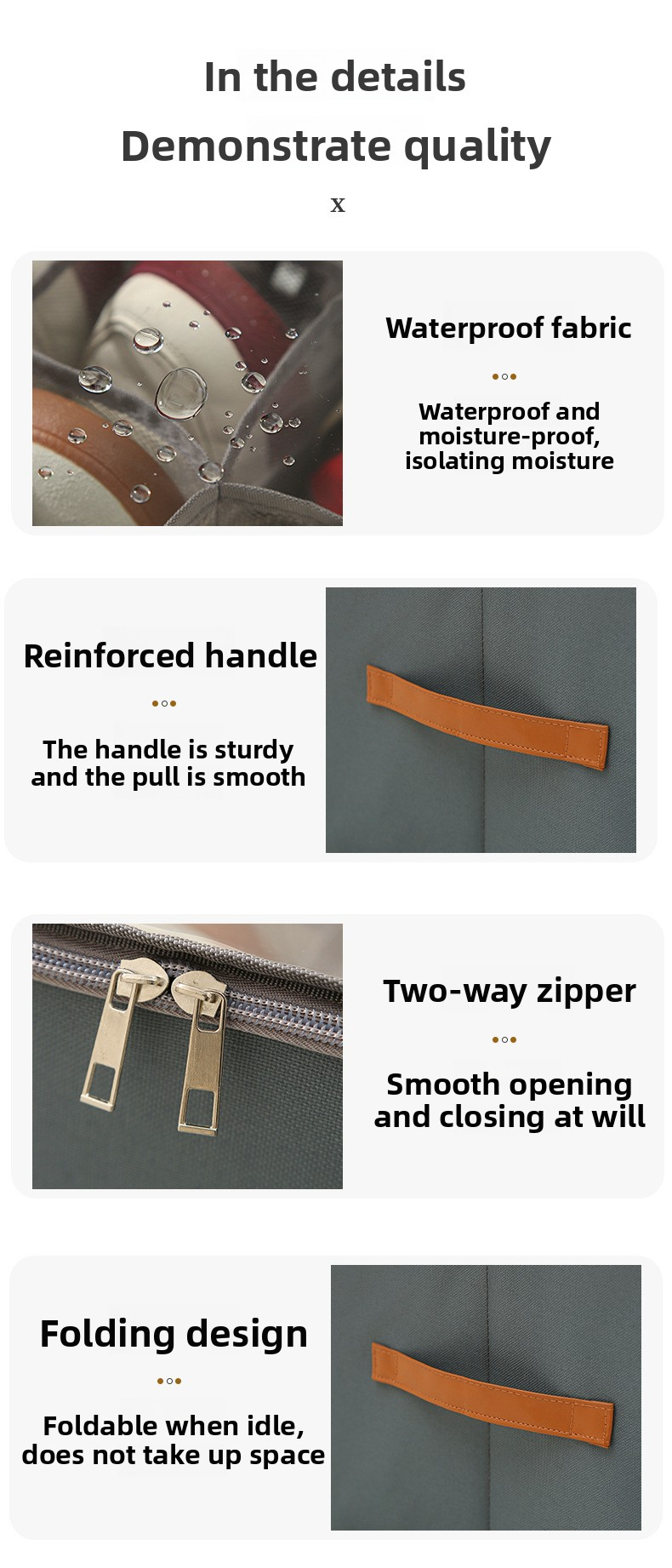 Premium Heavy Duty Shoe Storage Box 16 Grids Beige 43cm Cube Foldable Fabric Wardrobe Organiser with Label Holder and Side Pockets