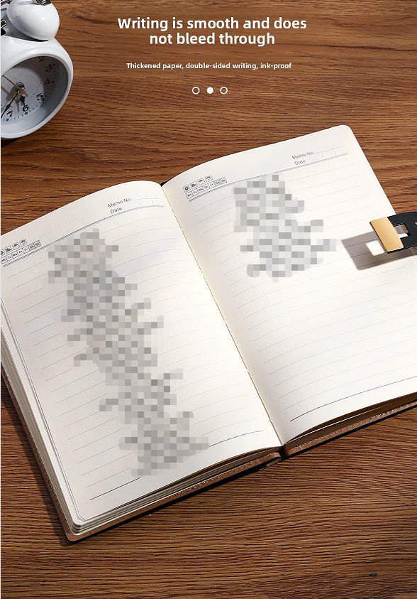 Turquoise Premium A5 Business Notebook Gift Set with Metal Pen - Soft PU Leather Journal 320 Pages Thick Paper - Executive Diary for Office & Home