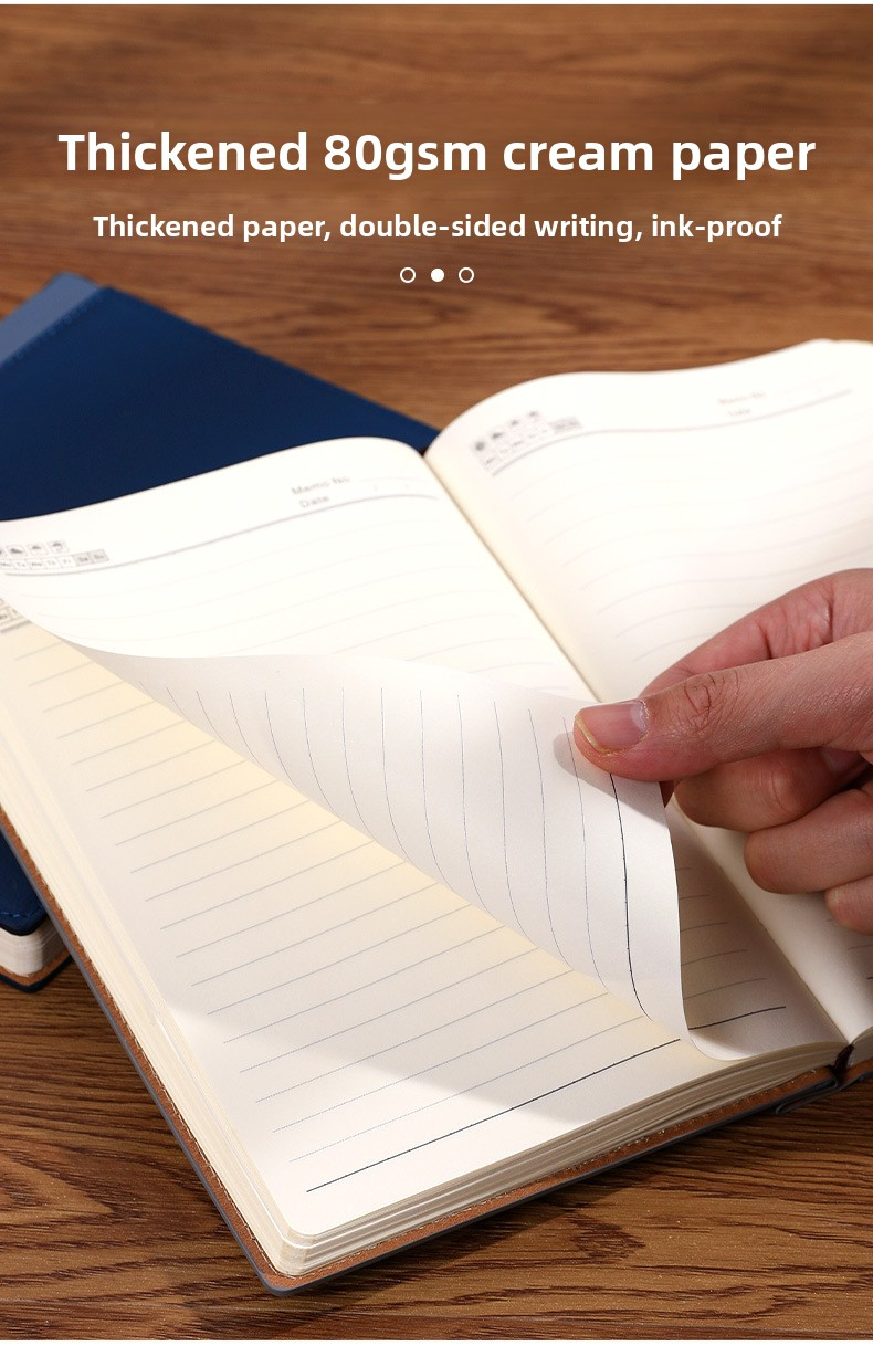 Turquoise Premium A5 Business Notebook Gift Set with Metal Pen - Soft PU Leather Journal 320 Pages Thick Paper - Executive Diary for Office & Home