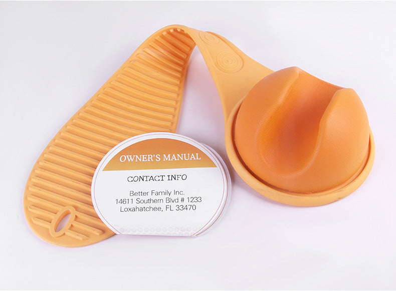 Hands-Free Baby Bottle Holder - Shoulder Mounted Feeding Aid for Parents - Anti-Slip &amp; Adjustable Design - Fits Most Standard Bottles - Orange