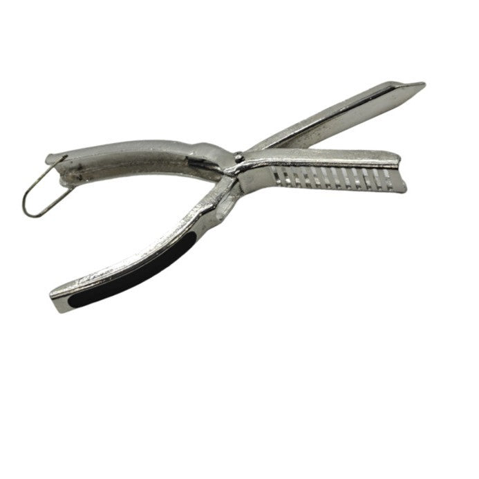 2 PCS Heavy Duty Rib Skin Remover Pliers - Silver Skin Membrane Peeler for BBQ Pork & Beef - Durable Alloy Kitchen Tool for Smoker & Grill - 18cm