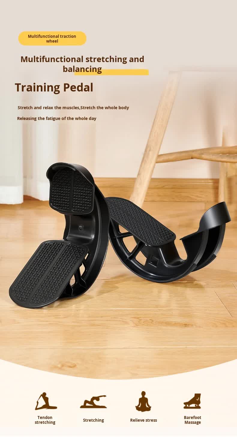 2 PCS Foot Rocker Calf Stretcher - Ankle & Lower Leg Stretching Board for Plantar Fasciitis & Achilles Relief - Anti-Slip Balance Wedge for Home & Office - Heavy Duty Pink