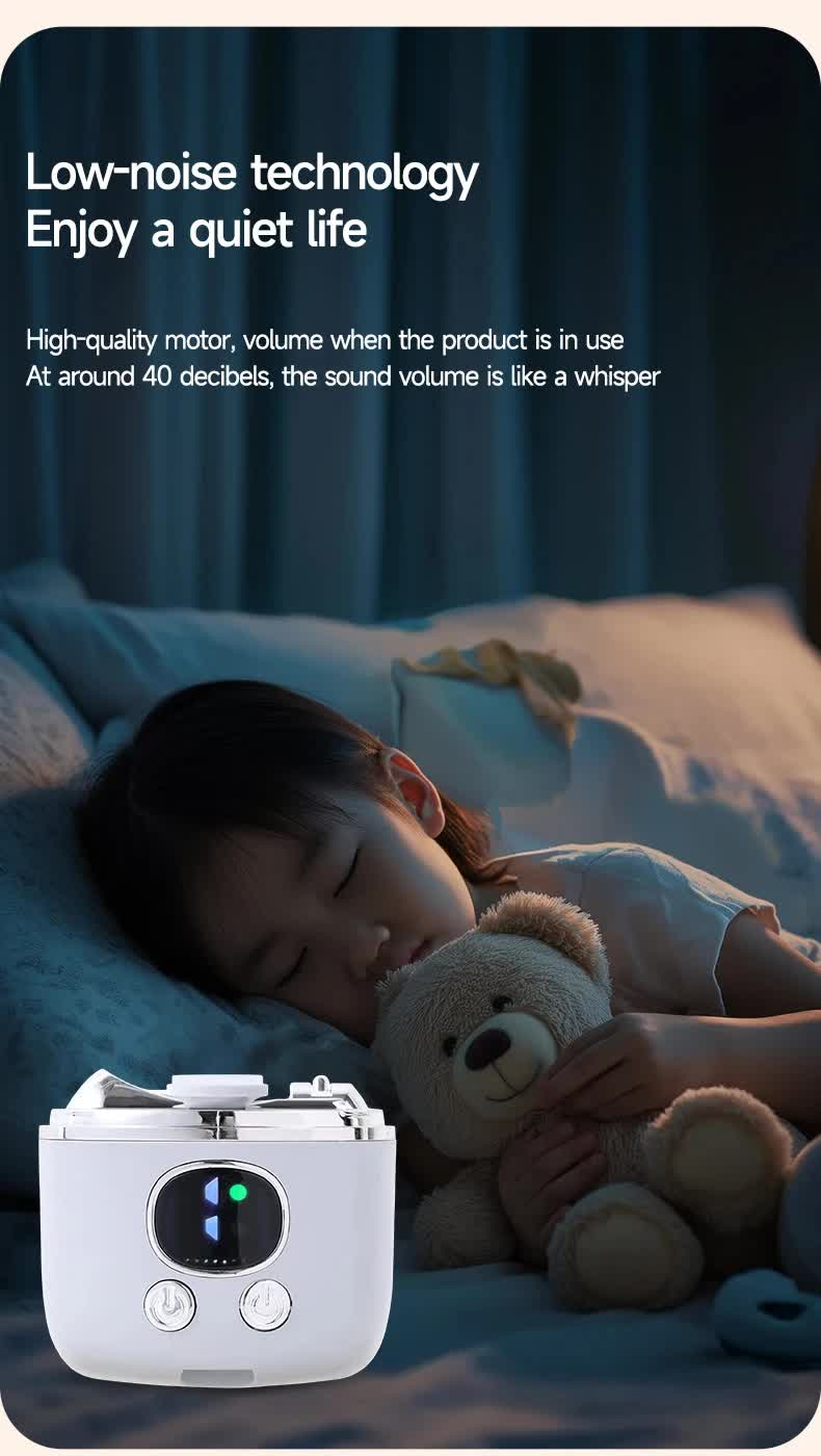 2-in-1 Electric Nail Clipper with Magnifying Glass & LED Light - Automatic Nail Trimmer & Polisher for Babies, Seniors & Adults - Safe USB Rechargeable Manicure Tool with Debris Storage - Pink