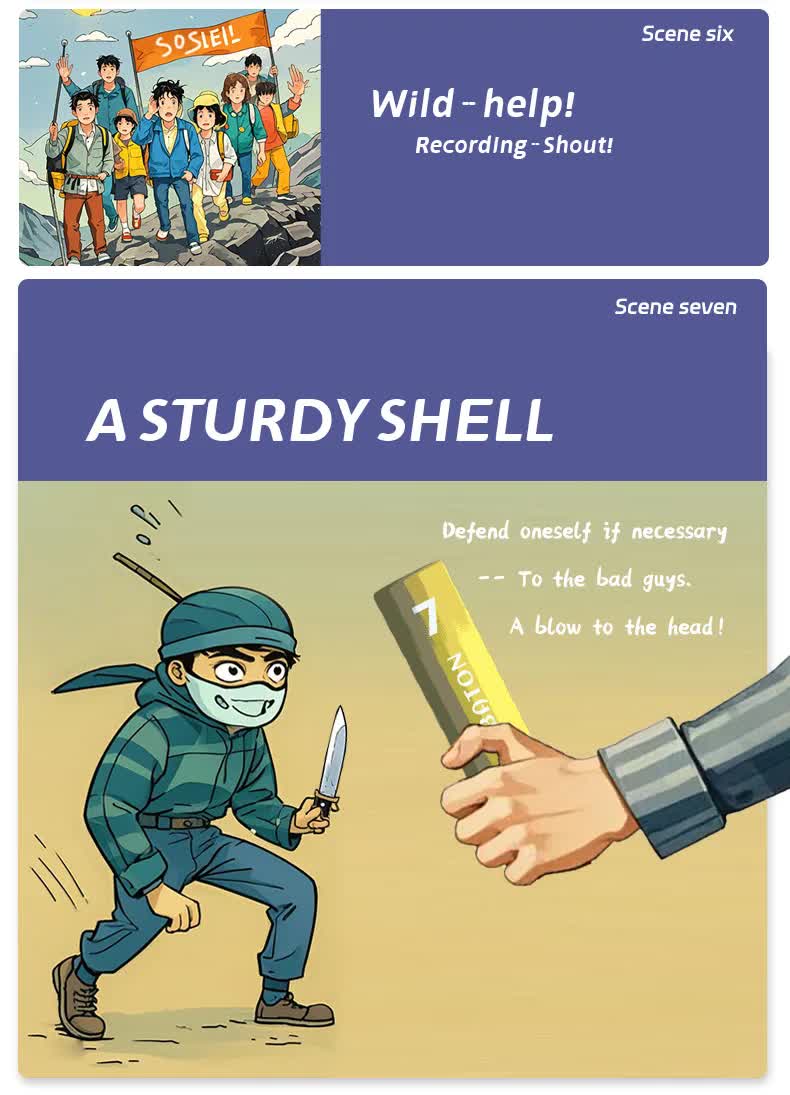 Portable Handheld Bluetooth Speaker & Power Bank 2-in-1 - Wireless Music Baton for Running, Cycling & Camping - FM Radio, TF Card & Voice Recorder - Grey