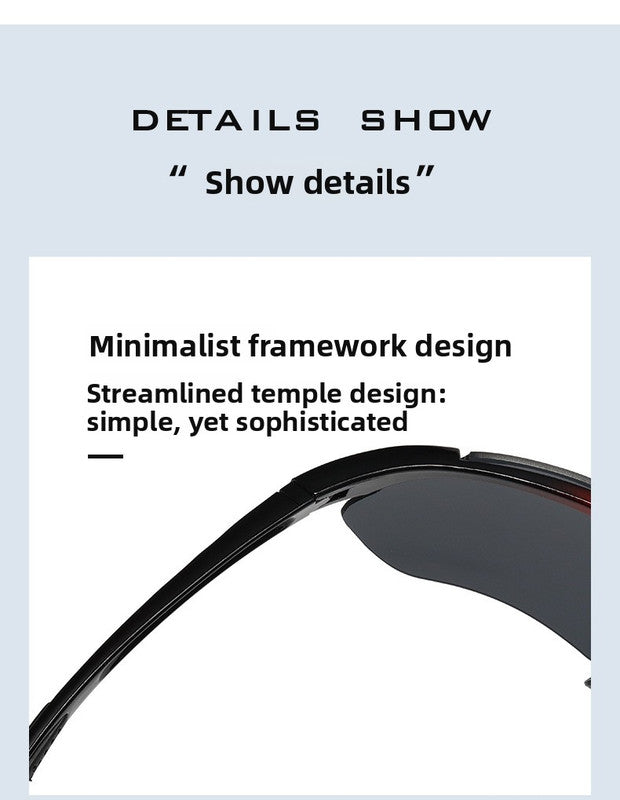 3 PCS Outdoor Cycling Sunglasses Sports Glasses Set Night Vision Yellow Brown Grey Lenses Running Fishing Driving UV Protection Unisex