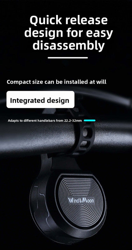 130dB Electric Bike Horn with Anti-Theft Alarm 4 Sound Modes Adjustable Volume USB Rechargeable Waterproof Bicycle Bell for MTB Road Scooter Black