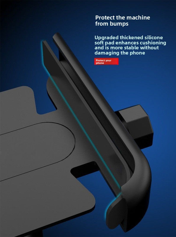 New M3 Aluminium Motorcycle Phone Holder Rearview Mirror Mount 360 Rotation Anti-Shake Metal Bracket for Scooter Motorbike 4-7 Inch Phones Black