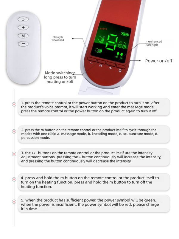 Electric EMS V-Face Shaping Massager Microcurrent Facial Lifting Device Double Chin Reducer with Remote Control & Heating Red