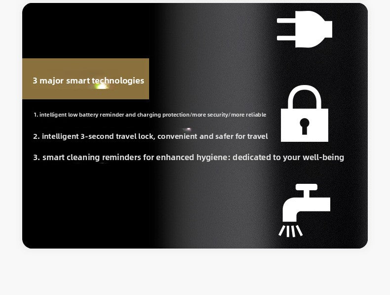 Electric Shaver for Men 3D Rotary Razor Wet and Dry Waterproof USB Rechargeable LED Display Travel Lock Gift Box Blue