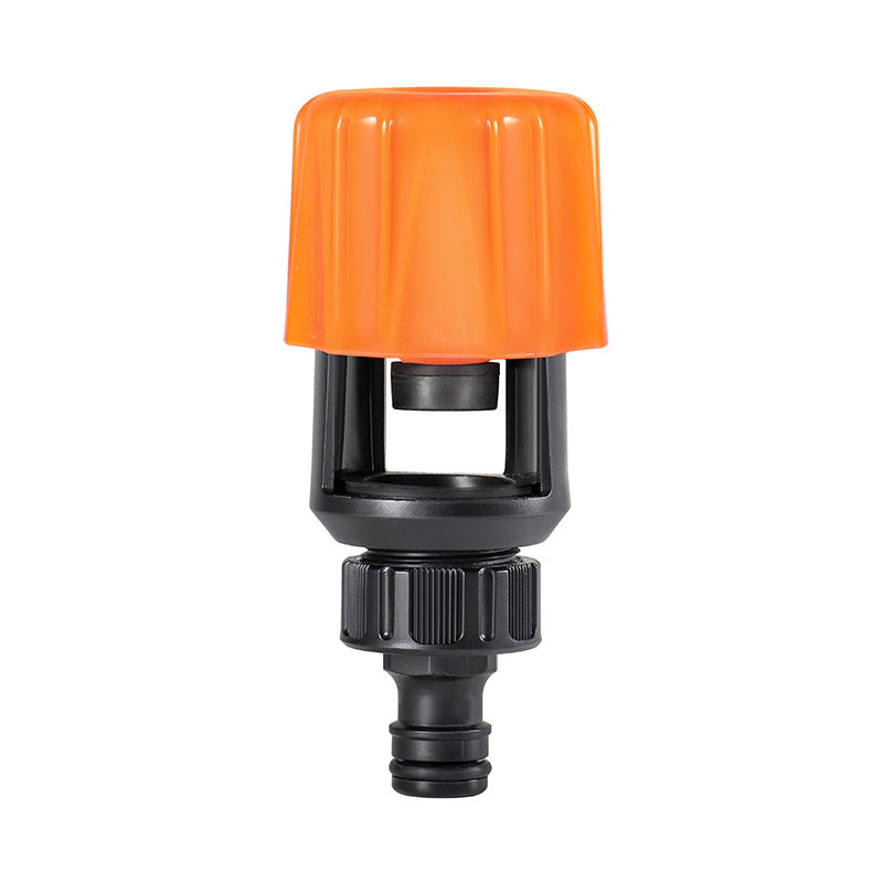 2-Pack Orange Universal Nipple Connector for Mixer Taps up to 3.3CM  -  Plastic Leak-Proof Hose Fitting, Kitchen &amp; Garden Tap Adapter