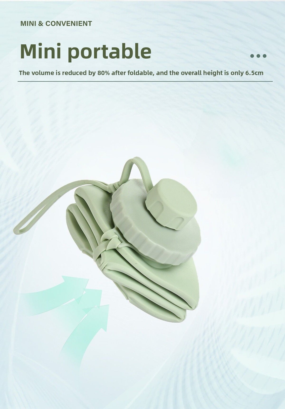 Pink Portable Food Grade Silicone Collapsible Sports Water Bottle 600ML - Folding down 80% , Low High Temperature Resistant