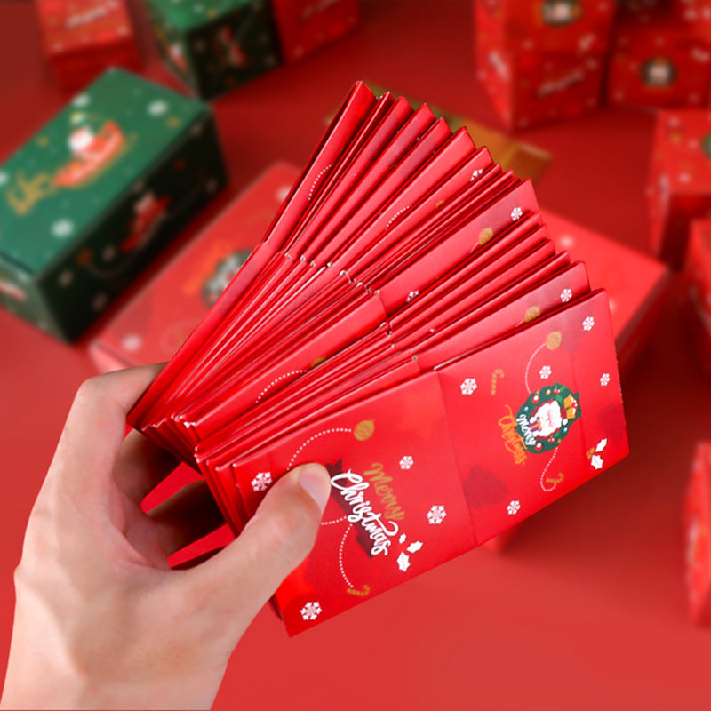 Blue Pop-Up Jumping Gift Box Set (10 Bouncing Boxes) - Christmas / Valentine's Day Creative Surprise Gift Kit for Cash & Tiny Gift