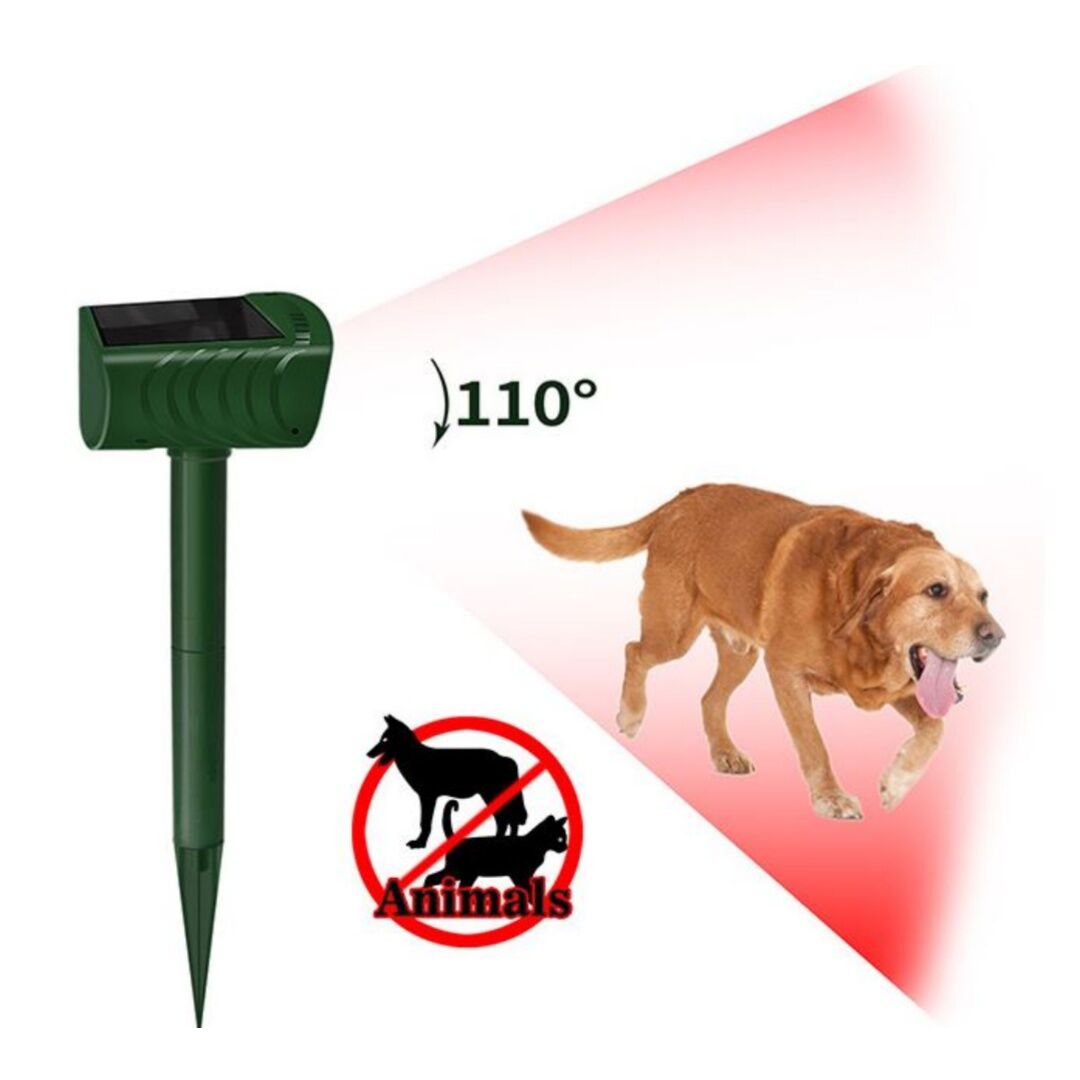 Solar Underground Snake Repeller - Vibration & Sonic Pulse Deterrent for Varmints and Reptiles