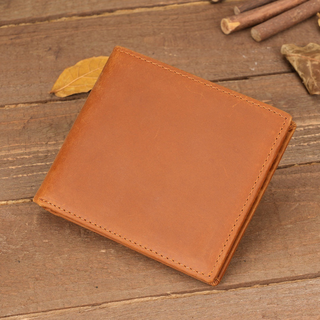 Premium To My Son Embossed Genuine Cowhide Leather Wallet - RFID Blocking, Parents Gift for Son (VE12104 Design)