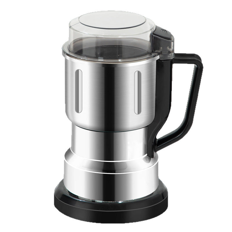 500g Large-Capacity Electric Grinder and Pulverizer with 5 Set Blades - Multi-Function 300W Kitchen Mill for Grains, Spices, Coffee Beans