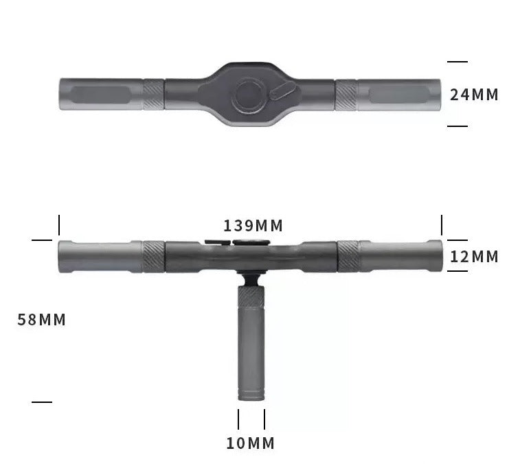 24-in-1 Ratchet Screwdriver Tool Set - Multifunctional S2 Steel Bit Combination Kit with Wrench Function for Home and Workshop Use