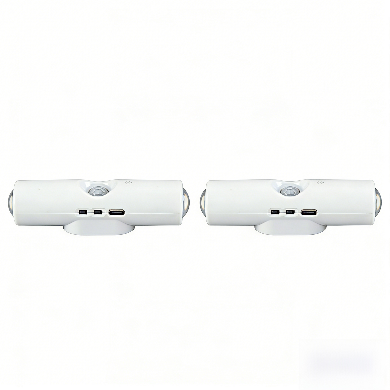 2-PCS Smart Motion Sensor Atmosphere Night Light(3-Level Color) - USB Rechargeable Projection Wall Lamp, High-End Minimalist Design for Home Decor