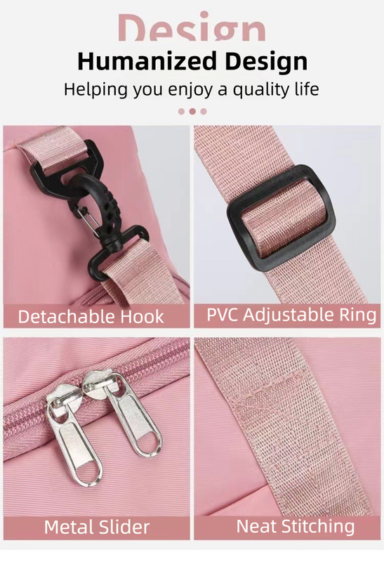 Blue Lightweight & Waterproof Sports Gym Bag with Separate Shoe Compartment, Adjustable Strap and Multiple Pockets - Large-Capacity Travel Duffel for Workout, Business & Getaways