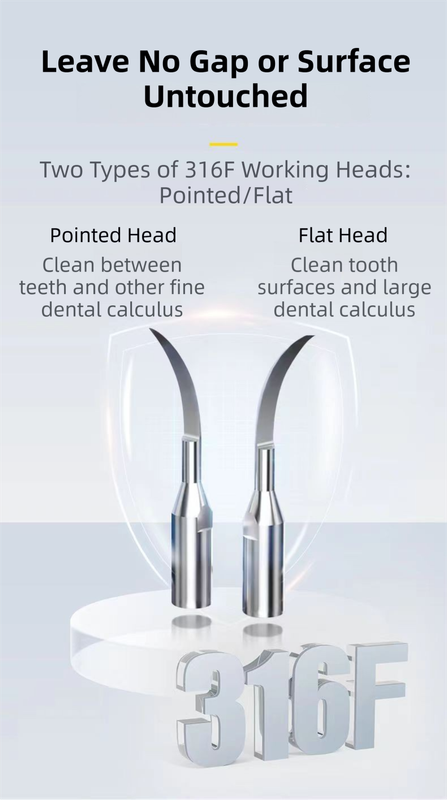 Professional Waterproof Ultrasonic Pet Tooth Cleaner - Dog Cat Painless Calculus and Stain Remover Kit with 4 Cleaning Heads, LED, UV Disinfection, Oral Mirror & Dental Floss