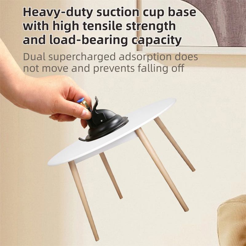 Interactive Self-Play Cat Wand with Suction Base - Automatic Bouncing Teaser Including Bell & 3 Bird Attachments(Orange)
