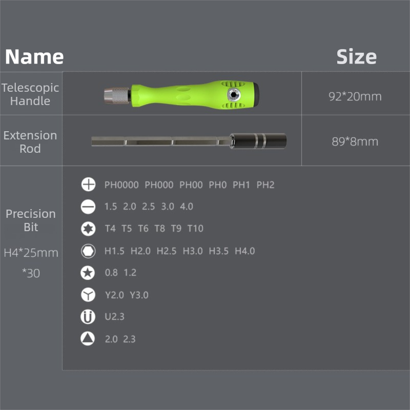 32-in-1 Precision Screwdriver Tool Set - Compact Magnetic Tool Kit for Professional Electronics & Cars Repair