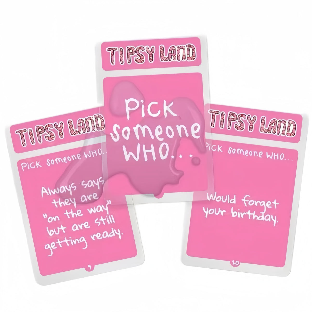Tipsy Land Party Card & Board Set - Premium Drinking Game and Hilarious Social Icebreaker for Parties & Game