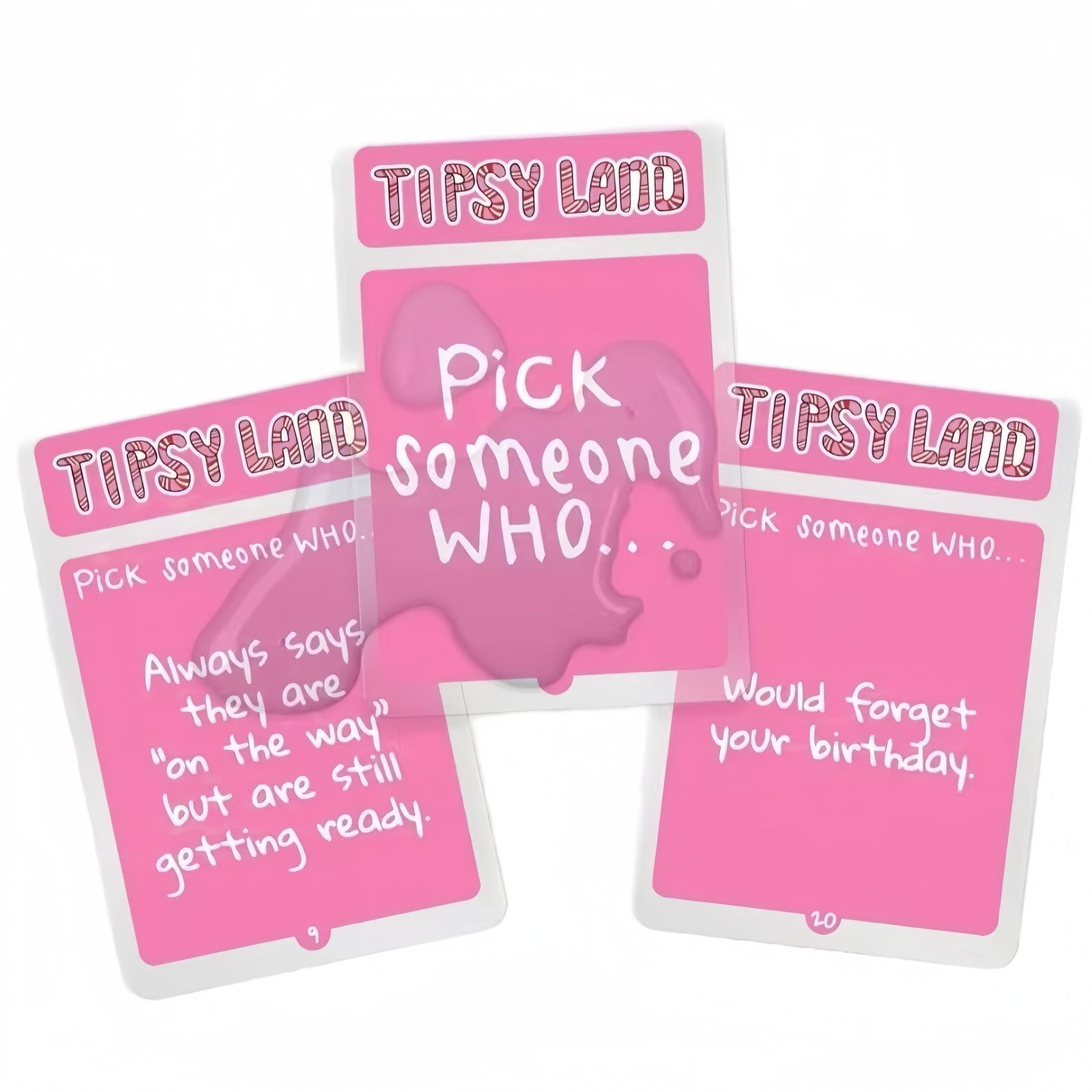 Tipsy Land Party Card & Board Set - Premium Drinking Game and Hilarious Social Icebreaker for Parties & Game