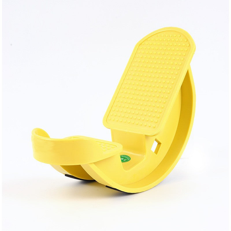 1-Pair Yellow Reinforced Calf Stretcher Slant Board - Professional Non-Slip Achilles Tendon &amp; Hamstring Stretcher for Physical Therapy, Yoga &amp; Fitness