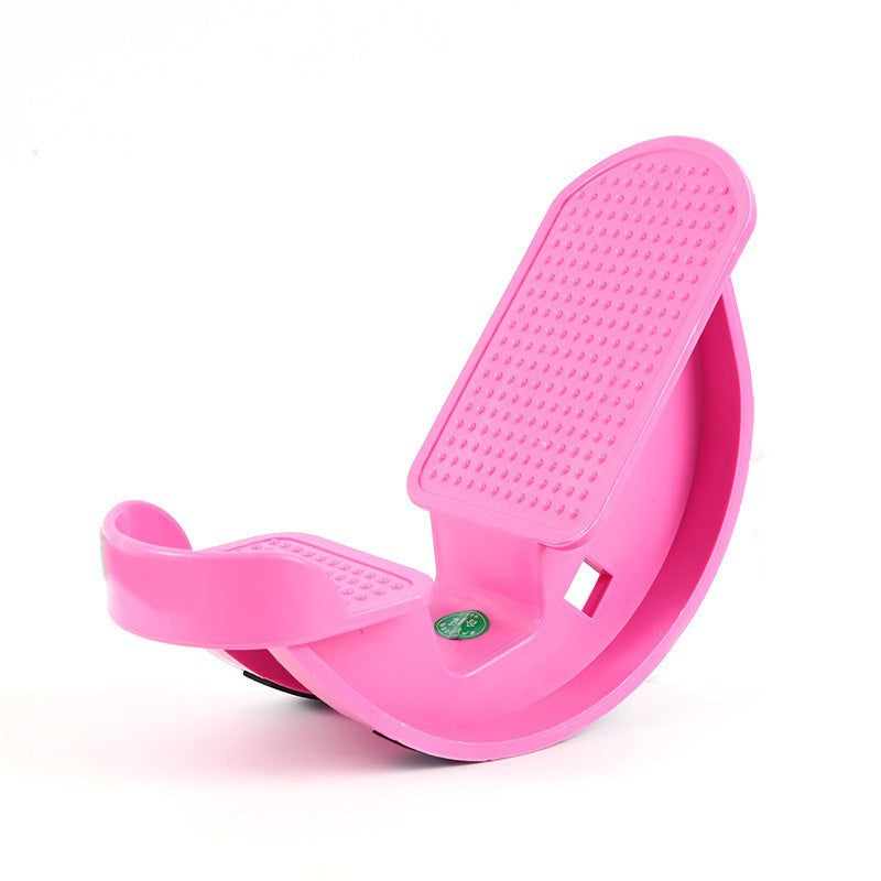 1-Pair Pink Reinforced Calf Stretcher Slant Board - Professional Non-Slip Achilles Tendon &amp; Hamstring Stretcher for Physical Therapy, Yoga &amp; Fitness