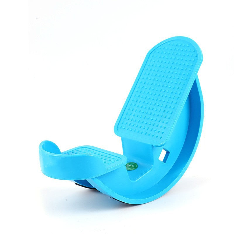 1-Pair Blue Reinforced Calf Stretcher Slant Board - Professional Non-Slip Achilles Tendon &amp; Hamstring Stretcher for Physical Therapy, Yoga &amp; Fitness