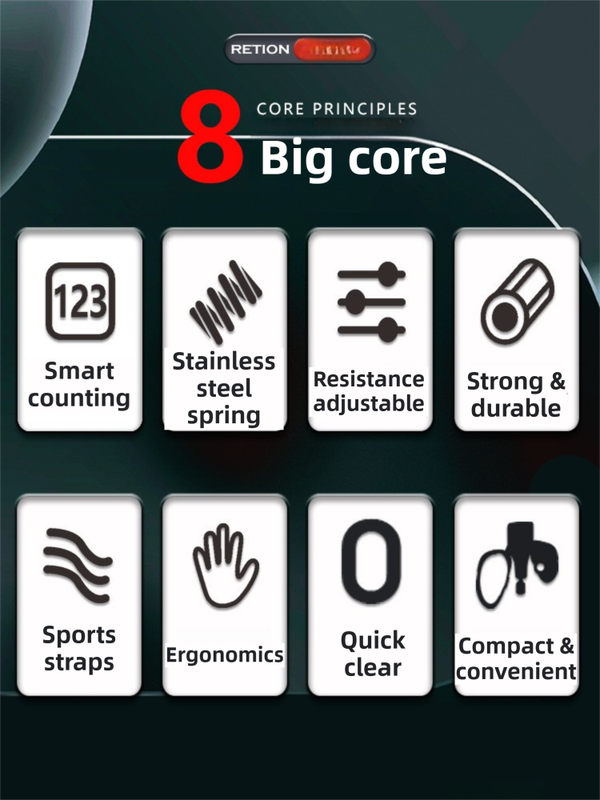 White 35KG High-Resistance Kegel Trainer With Smart Counter & Leg Straps - Muscle & Thigh Slimming Equipment with Jump Rope & 2 Handles Attachment