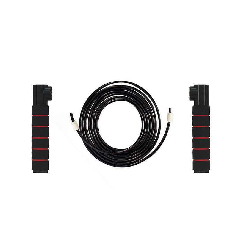 White 35KG High-Resistance Kegel Trainer With Smart Counter & Leg Straps - Muscle & Thigh Slimming Equipment with Jump Rope & 2 Handles Attachment