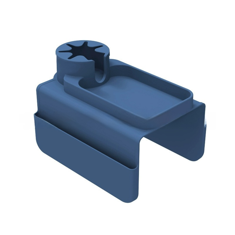 Dark Blue Waterproof Silicone Couch Armrest Cup Holder Tray - Non-Slip &amp; Anti-Spill, Multi-Slot Organizer for Drinks Bottle, Remote, Ipad &amp; snacks