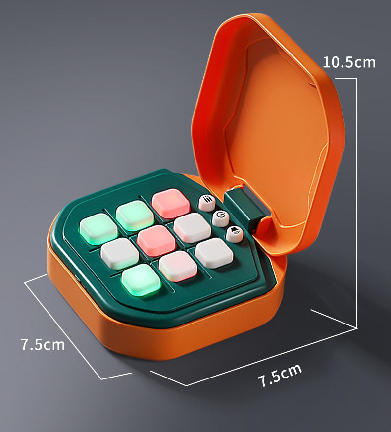 2 Pack Pink AI Tic-Tac-Toe Handheld Game Electronic Logic Training Machine with 9 Game Modes and Light-up Buttons for Kids Age 3+ Australian Home Travel