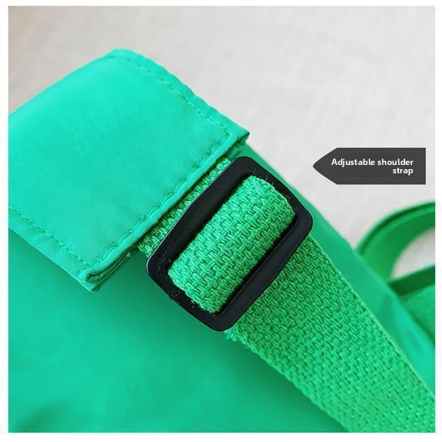 Green Kids Cartoon Dinosaur Chest Bag Cute Lightweight Nylon Crossbody Shoulder Pack for Toddlers Outings and Travel New Arrival Gift