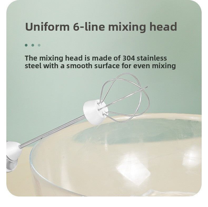 Black Rechargeable Handheld Milk Frother and Electric Whisk Set 3 Speeds with 2 Stainless Steel Heads and Storage Stand Australian Home Barista Kit