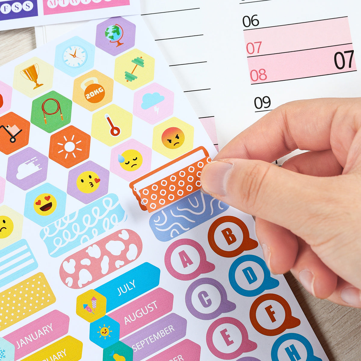 2026 Wall Planner Calendar with Stickers and Double-Sided Tape – 742 x 525 mm for Home, Office or Study in Australia