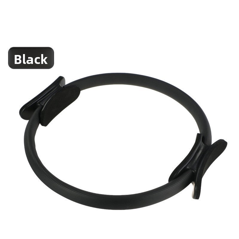 Black Pilates Ring Exercise Tool – High-Elasticity Yoga Ring for Core Strength, Postpartum Recovery, Glute Toning & Full-Body Workout (Unisex)