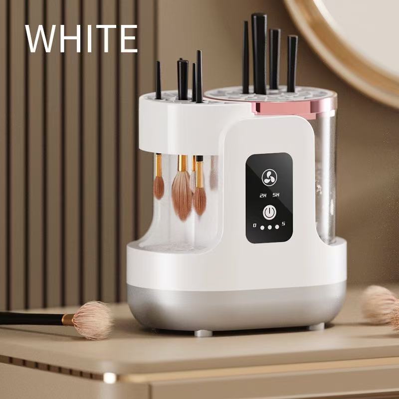 Automatic Electric Makeup Brush Cleaner with UV Sterilization &amp; Fast Drying – Rechargeable, One-Touch Cleaning for Home &amp; Travel