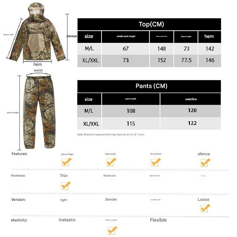 CP in multiple locations Camouflage Mosquito Repellent Suit Ultra-Fine Mesh Hooded Ghillie Suit for Outdoor Hunting Camping Fishing and Beekeeping(XL/XXL)