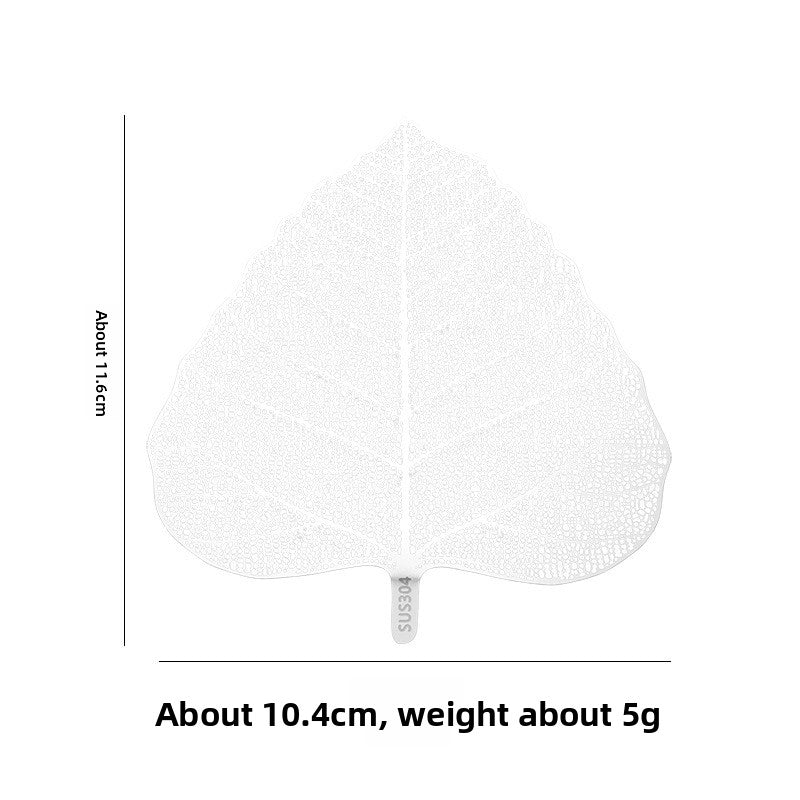 5-PCS Silver 304 Stainless Steel Bodhi Leaf Tea Strainer Creative Fine Mesh Tea Filter Infuser for Loose Leaf Tea Australian Home Tea Set Accessory